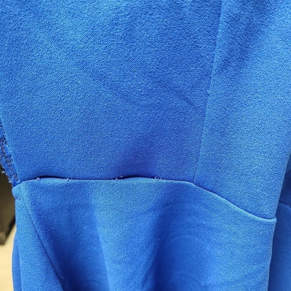 B. Darlin Royal Blue High Low Lace Back Cocktail Party Dress Size 7/8 - Picture 8 of 9